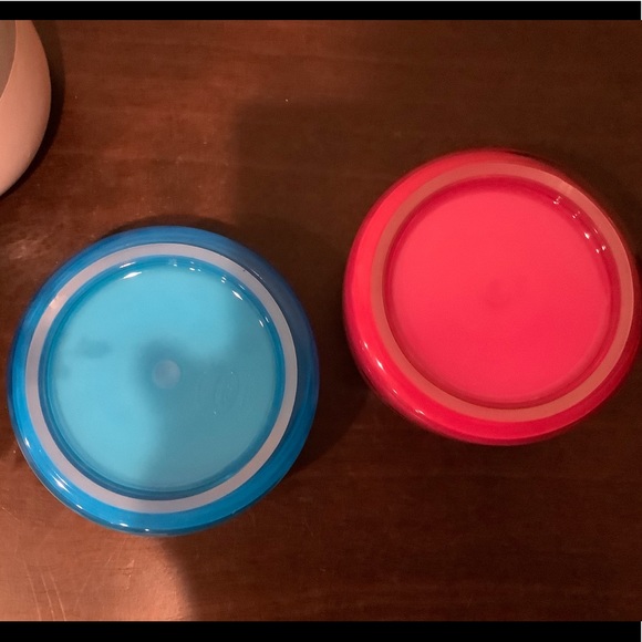 Set of 2 Plastic Cat Kitty Food Bowls π - Picture 2 of 3